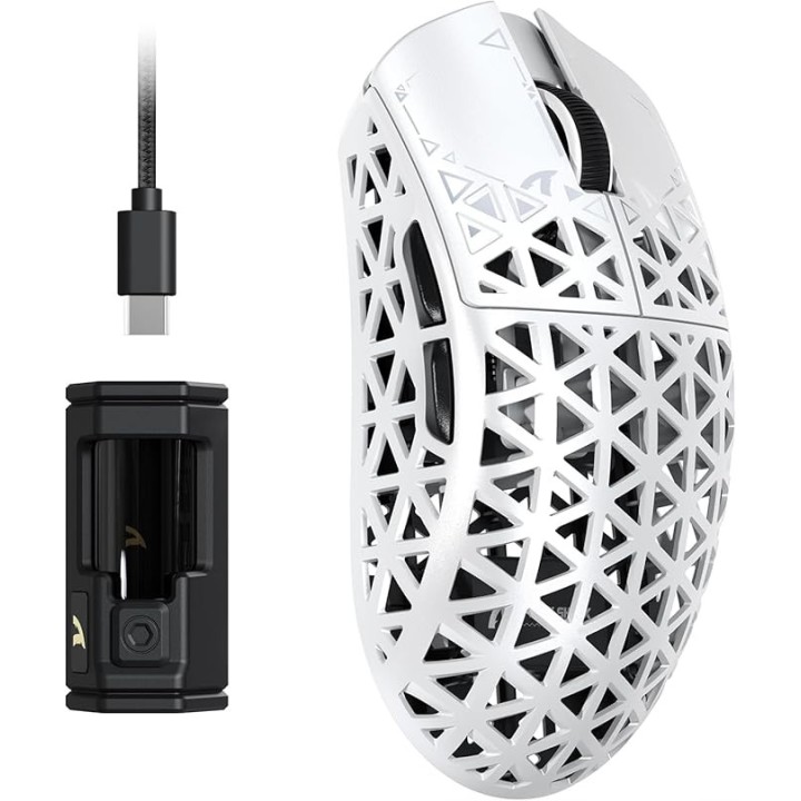 ATTACK SHARK R5 Ultra (White) Souris ATTACK SHARK Maroc