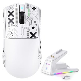 ATTACK SHARK X1 (White&Tape) Souris ATTACK SHARK Maroc