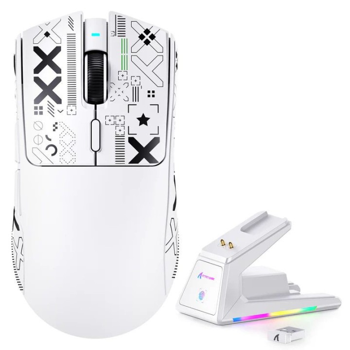 ATTACK SHARK X1 (White&Tape) Souris ATTACK SHARK Maroc