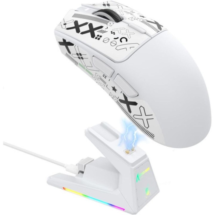 ATTACK SHARK X1 (White&Tape) Souris ATTACK SHARK Maroc