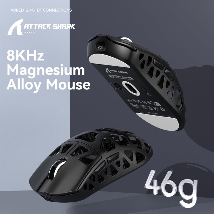 ATTACK SHARK R3 (Black) Souris ATTACK SHARK Maroc