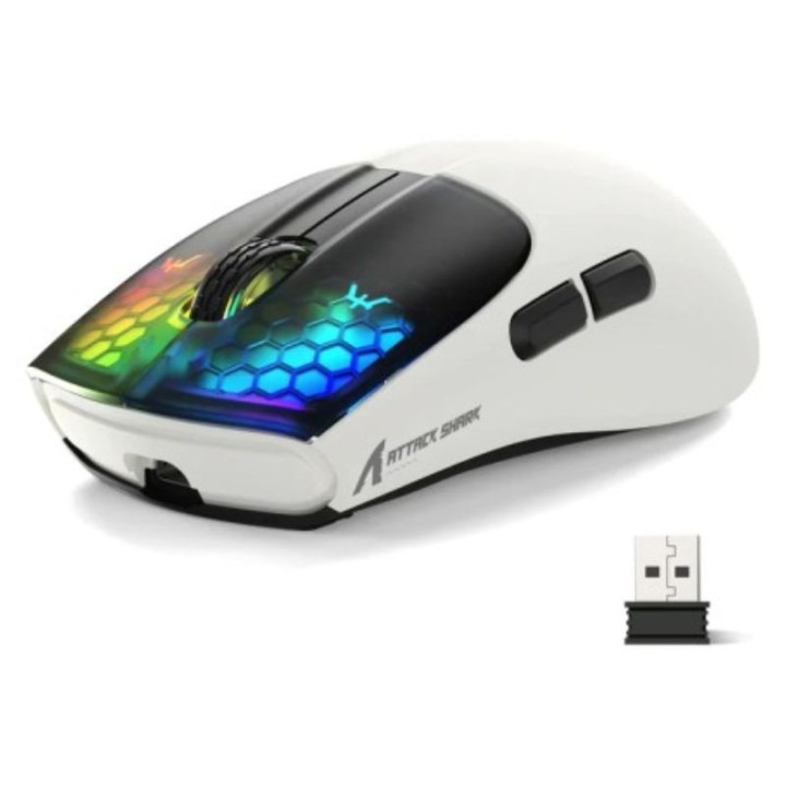 ATTACK SHARK X5 (White&Black) Souris ATTACK SHARK Maroc