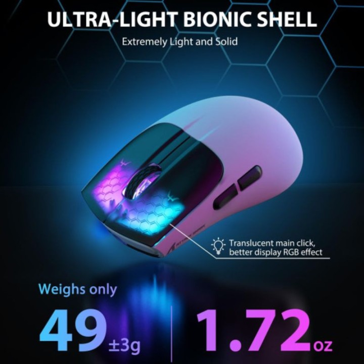 ATTACK SHARK X5 (White&Black) Souris ATTACK SHARK Maroc