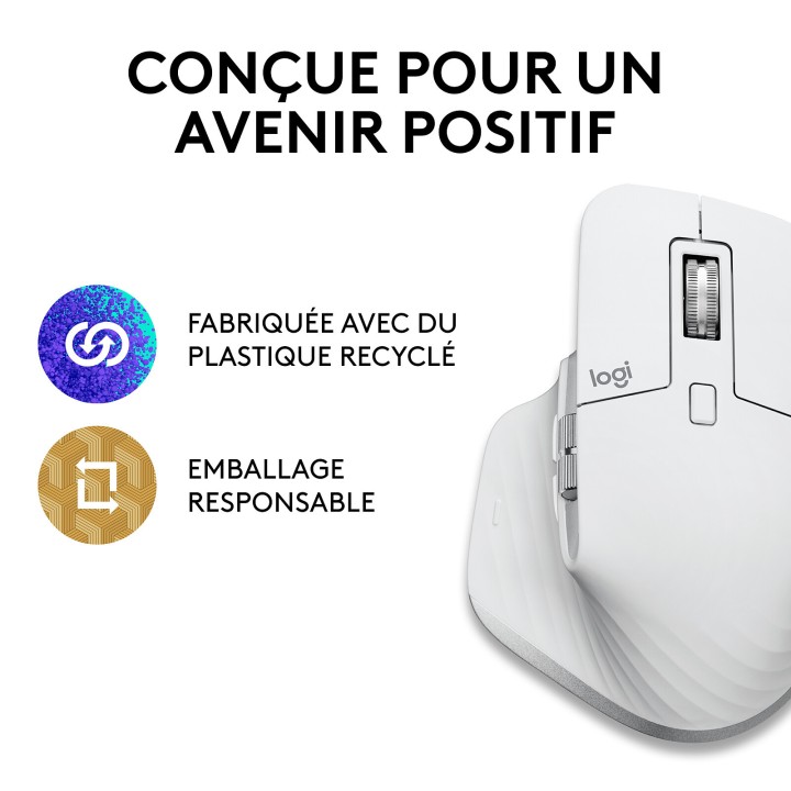 Logitech MX Master 3S for Mac (Gris Pâle) Souris Logitech Maroc