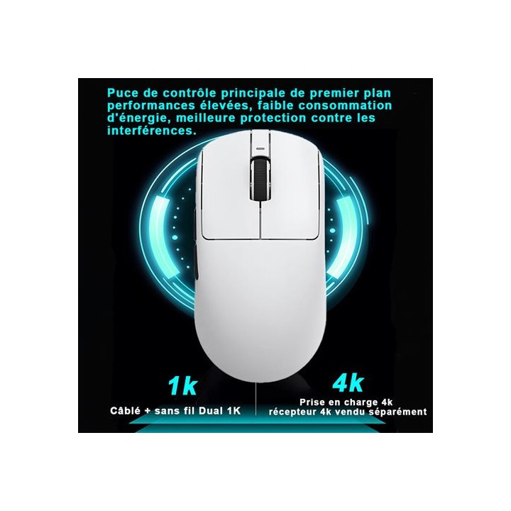 VXE R1 SE+ Wireless (White) Souris VXE Maroc