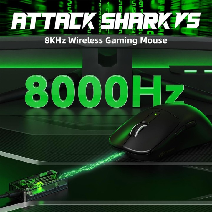 ATTACK SHARK V5 (Black) Souris ATTACK SHARK Maroc