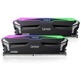 Lexar ARES RGB DDR5 32Go (2x16Go) 6400MHz CL32 Mémoire vive PC Lexa...