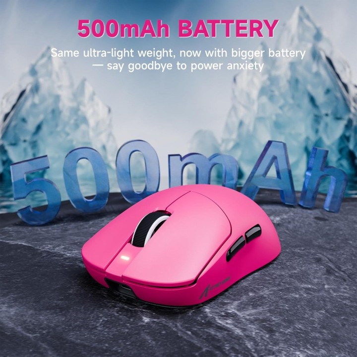 ATTACK SHARK X8PLUS (Berry Red) Souris ATTACK SHARK Maroc