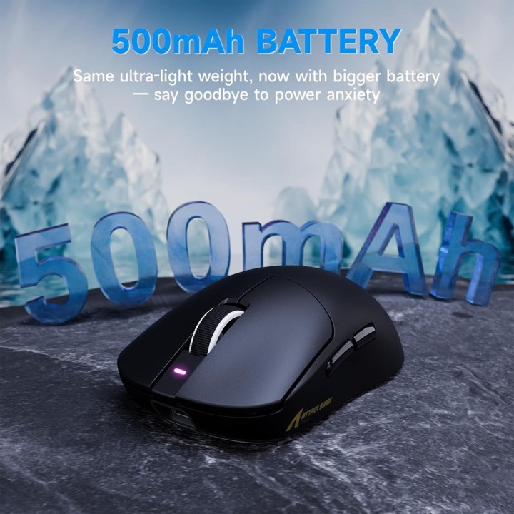 ATTACK SHARK X8PLUS (Black) Souris ATTACK SHARK Maroc