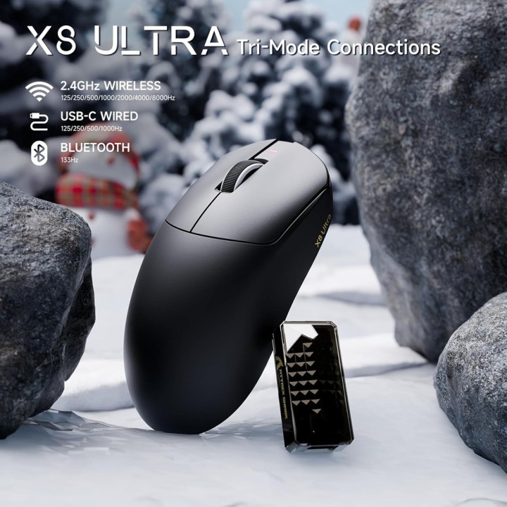 ATTACK SHARK X8ULTRA (Black) Souris ATTACK SHARK Maroc