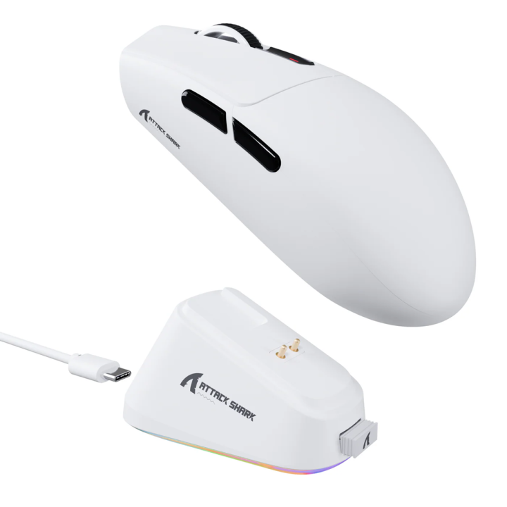 ATTACK SHARK G3 PRO (White) Souris ATTACK SHARK Maroc