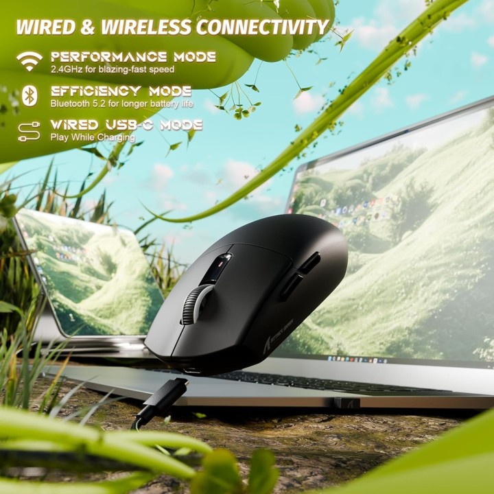 ATTACK SHARK G3 PRO (Black) Souris ATTACK SHARK Maroc
