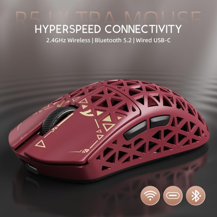 ATTACK SHARK R5 Ultra (Red) Souris ATTACK SHARK Maroc