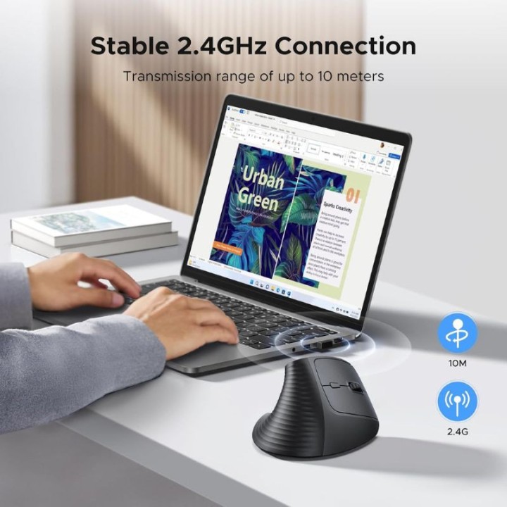 Ugreen Vertical Wireless M571 Noir Souris UGREEN Maroc