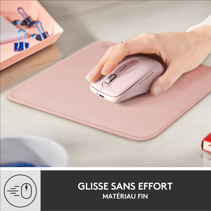 Logitech Mouse Pad Studio Series (Rose) Tapis de souris Logitech Maroc
