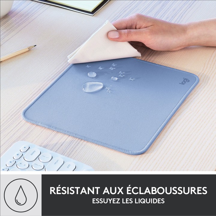 Logitech Mouse Pad Studio Series (Bleu Gris) Tapis de souris Logite...