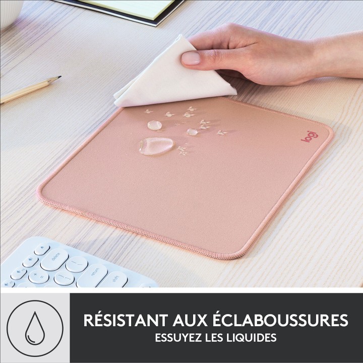 Logitech Mouse Pad Studio Series (Rose) Tapis de souris Logitech Maroc