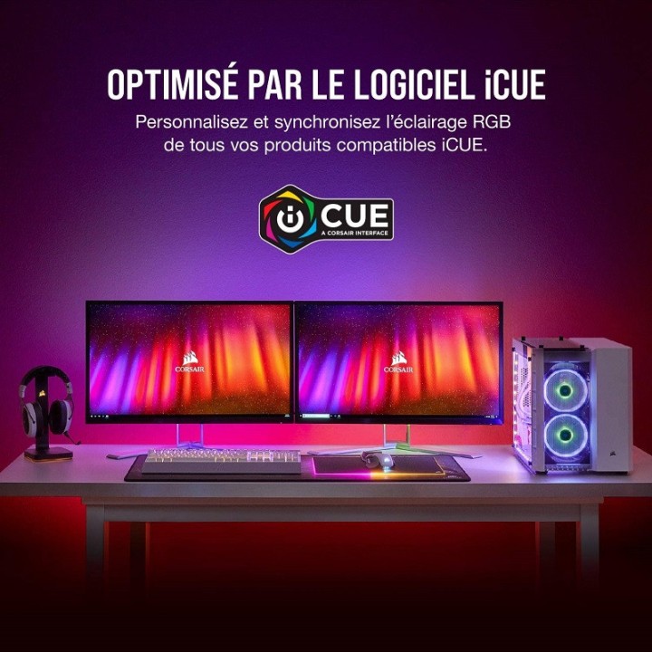 Corsair iCUE LS100 Smart Lighting Strip Starter Kit Périphériques d...