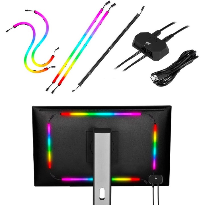 Corsair iCUE LS100 Smart Lighting Strip Starter Kit Périphériques d...
