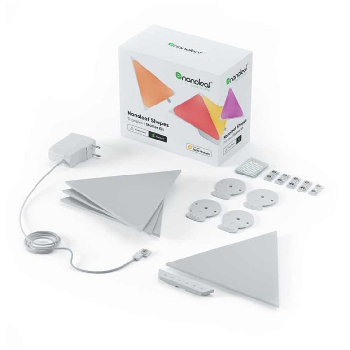 Nanoleaf Shapes Triangles Starter Kit (4 pièces) Périphériques de j...