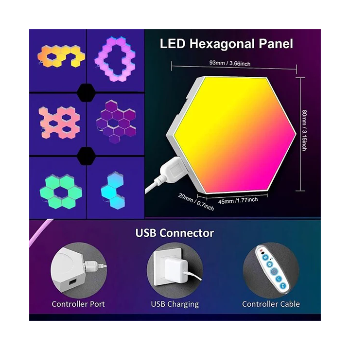 Smart Hexagon lights (6 pièces) Périphériques de jeu  Maroc