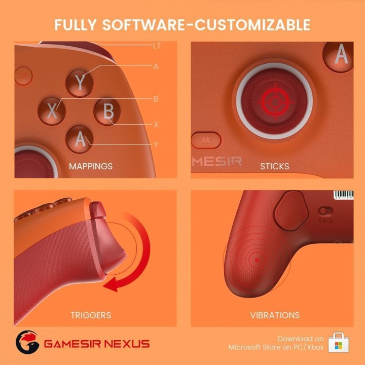 GameSir G7 SE Xbox Wired Controller (Orange) Périphériques de jeu G...