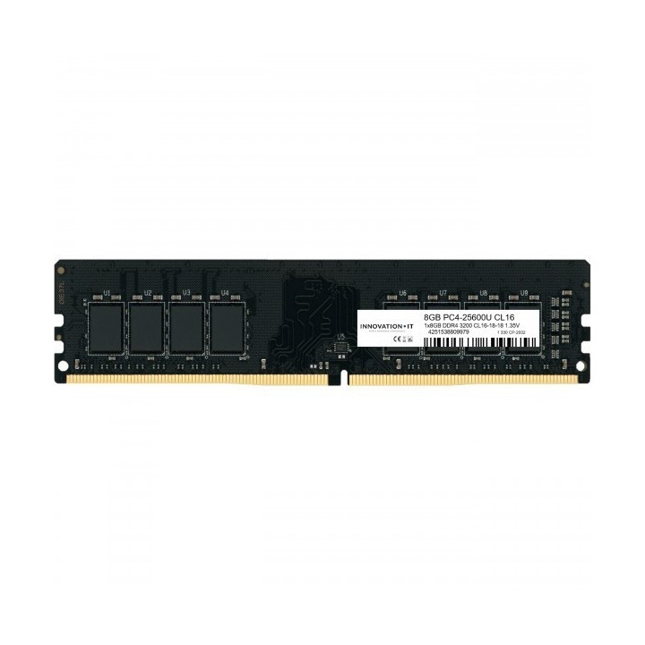 Innovation IT 8Go (1x8Go) DDR4 3200 MHz CL16 Mémoire vive DDR4 Inno...