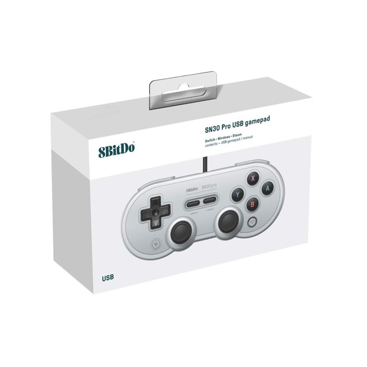 8BitDo SN30 Pro Wired - Gray Edition Périphériques de jeu 8BitDo Maroc