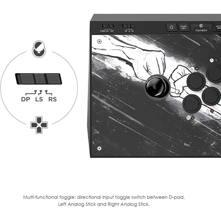GameSir C2 Arcade Fightstick PC/Xbox/Playstation Périphériques de j...