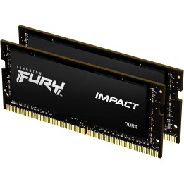 Kingston Fury Impact SO-DIMM 64GB (2 x 32GB) 3200MHz Mémoire vive P...