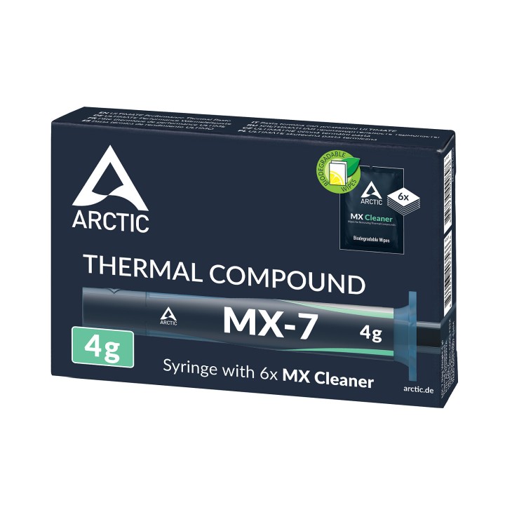 Arctic MX-7 (4 grammes) + MX Cleaner x6 Pâte thermique PC Arctic Maroc