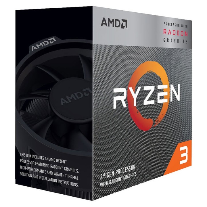 AMD Ryzen 3 3200G Wraith Stealth Edition (3.6 GHz / 4 GHz) BOX Proc...