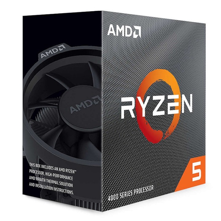AMD Ryzen 5 4500 Wraith Stealth (3.6 GHz / 4.1 GHz) Processeurs AMD...