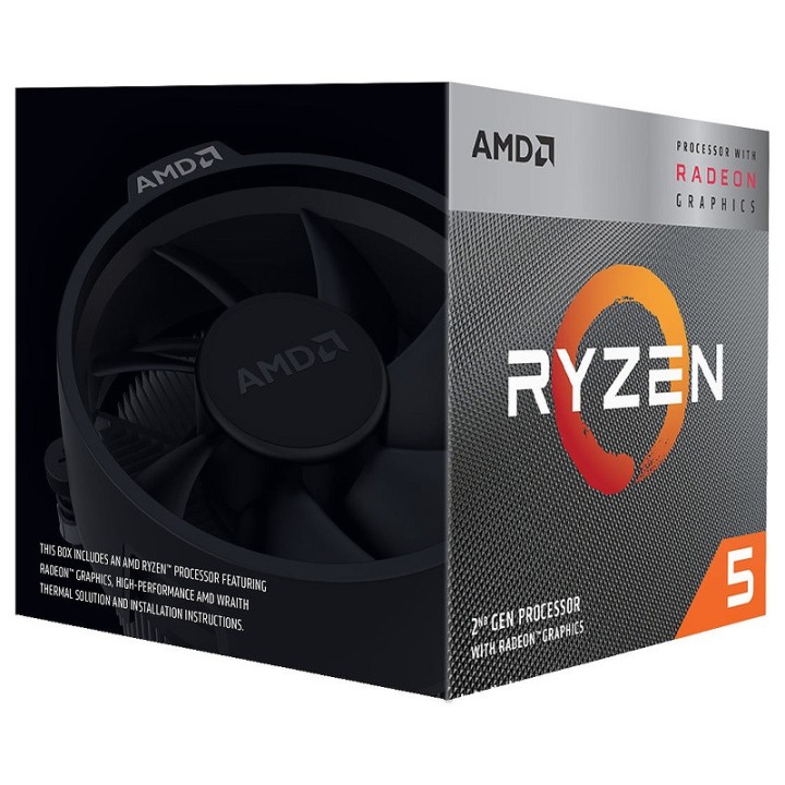 AMD Ryzen 5 3400G Wraith Spire Edition (3.7 GHz / 4.2 GHz) BOX Sock...
