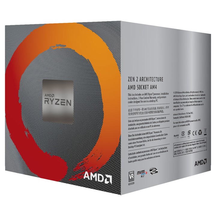 AMD Ryzen 5 3500X Wraith Spire (3.6 GHz / 4.1 GHz) Processeurs AMD ...