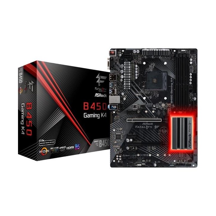 ASRock Fatal1ty B450 Gaming K4 Cartes mères ASRock Maroc