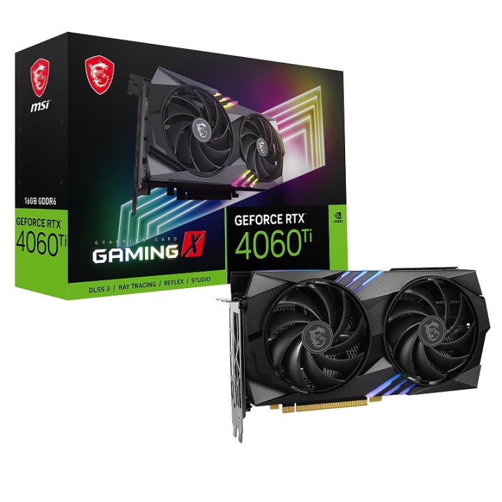 MSI GeForce RTX 4060 Ti GAMING X 16GB GDDR6 Cartes graphiques MSI M...