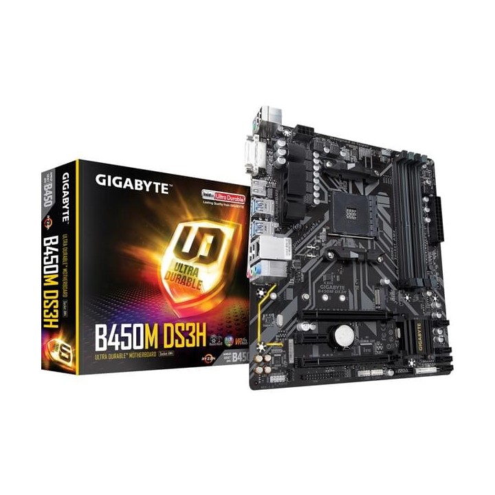 Gigabyte B450M DS3H Cartes mères Gigabyte Maroc