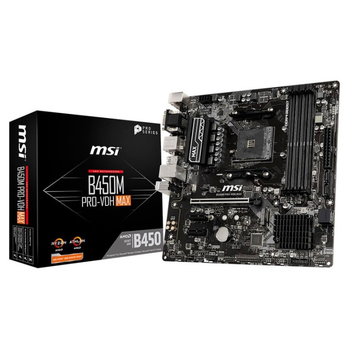 MSI B450M PRO-VDH MAX Cartes mères MSI Maroc