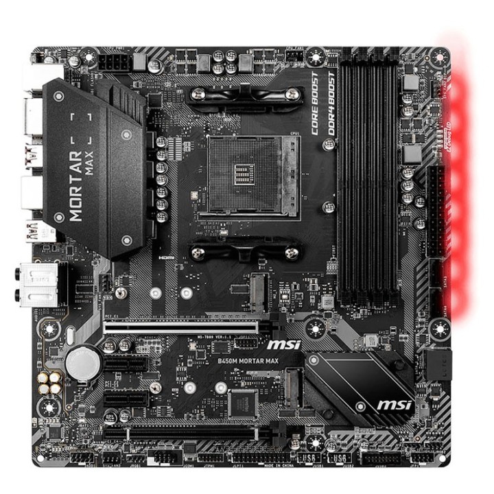 MSI B450M MORTAR MAX Cartes mères MSI Maroc
