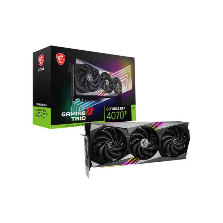 MSI GeForce RTX 4070 Ti GAMING X TRIO 12GB GDDR6X Cartes graphiques...
