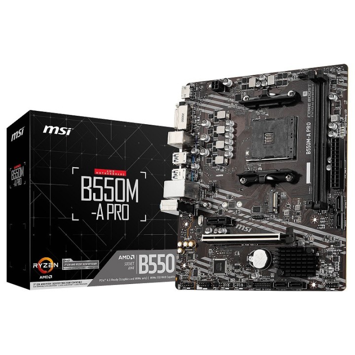 MSI B550M-A PRO Socket AM4 MSI Maroc