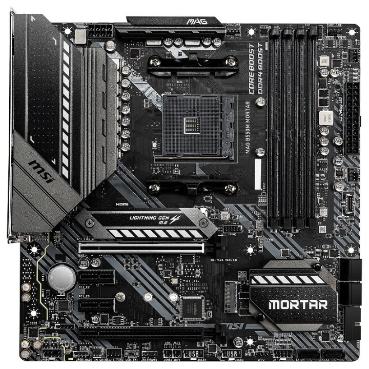MSI MAG B550M MORTAR Cartes mères ASUS Maroc