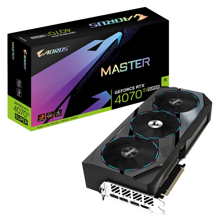 Gigabyte AORUS GeForce RTX 4070 Ti SUPER MASTER 16G Cartes graphiqu...