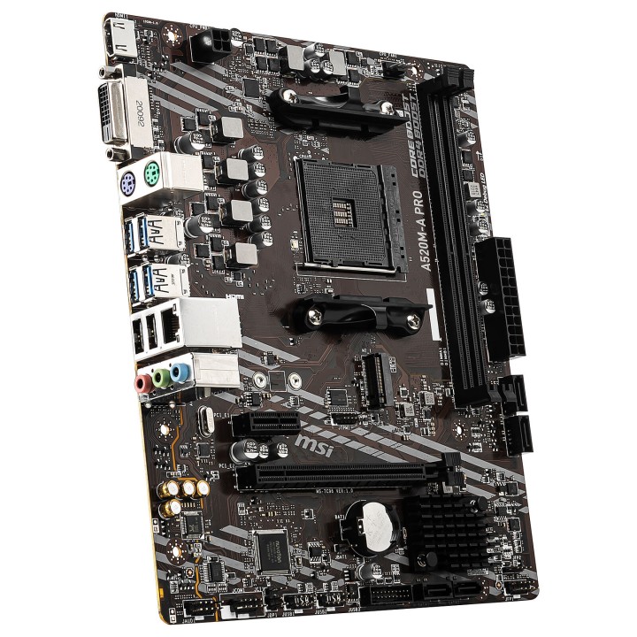 MSI A520M-A PRO Socket AM4 MSI Maroc