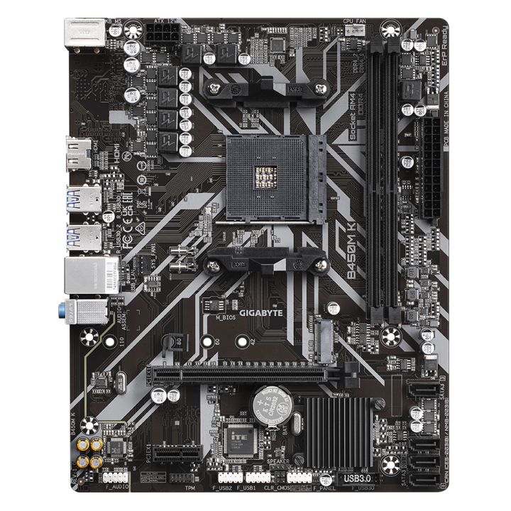 Gigabyte B450M K Cartes mères Gigabyte Maroc