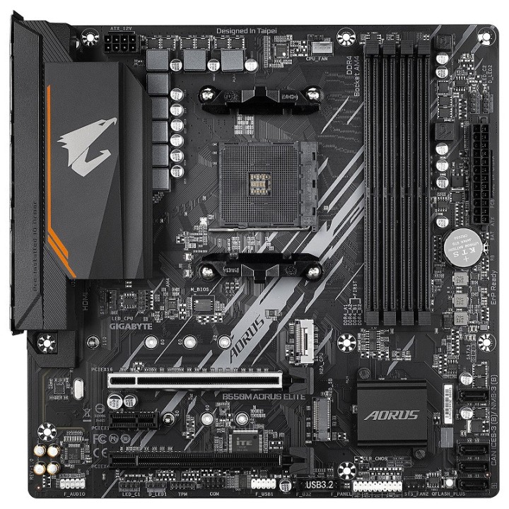 Gigabyte B550M AORUS ELITE Socket AM4 Gigabyte Maroc