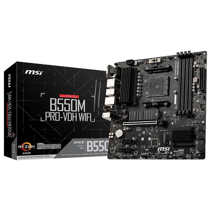 MSI B550M PRO-VDH WIFI Socket AM4 MSI Maroc