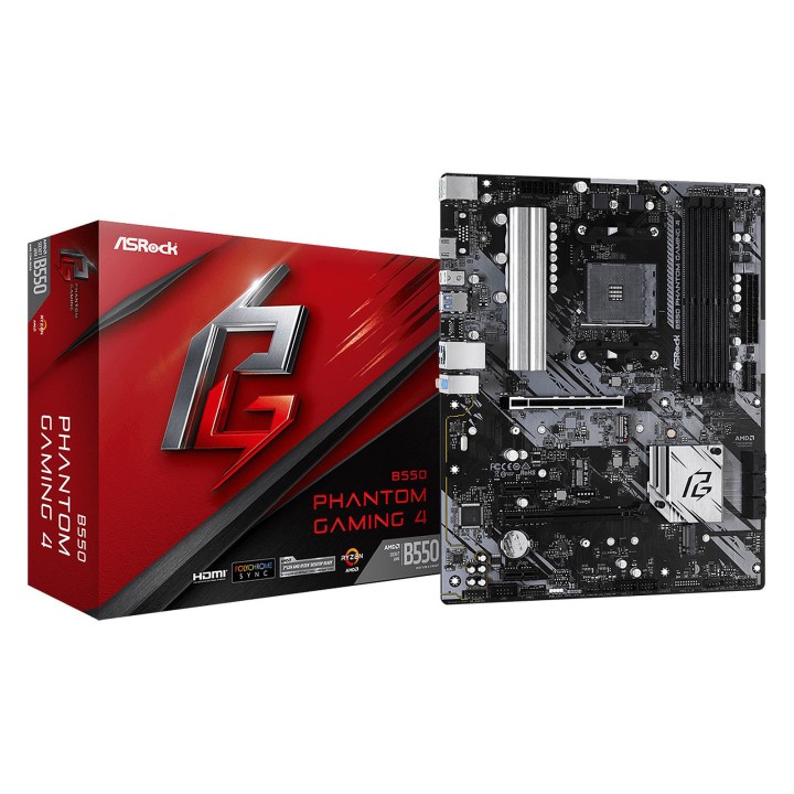 ASRock B550 Phantom Gaming 4 Socket AM4 ASRock Maroc