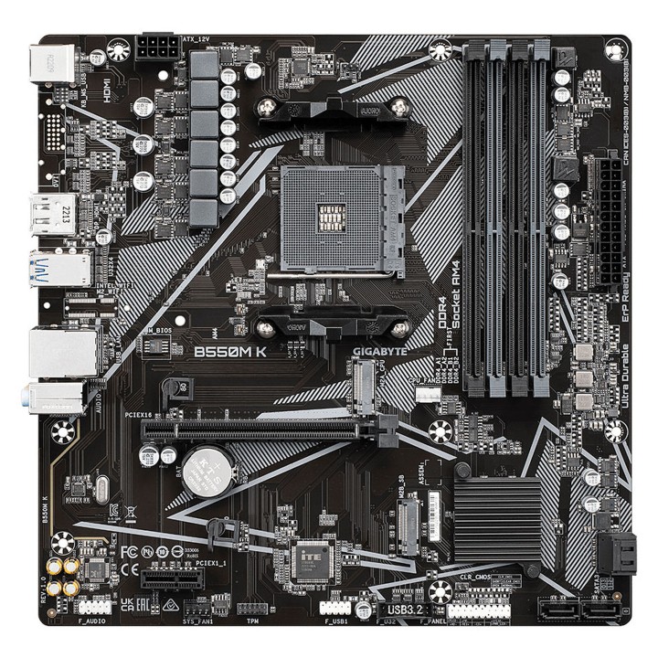GIGABYTE B550M K Socket AM4 Gigabyte Maroc
